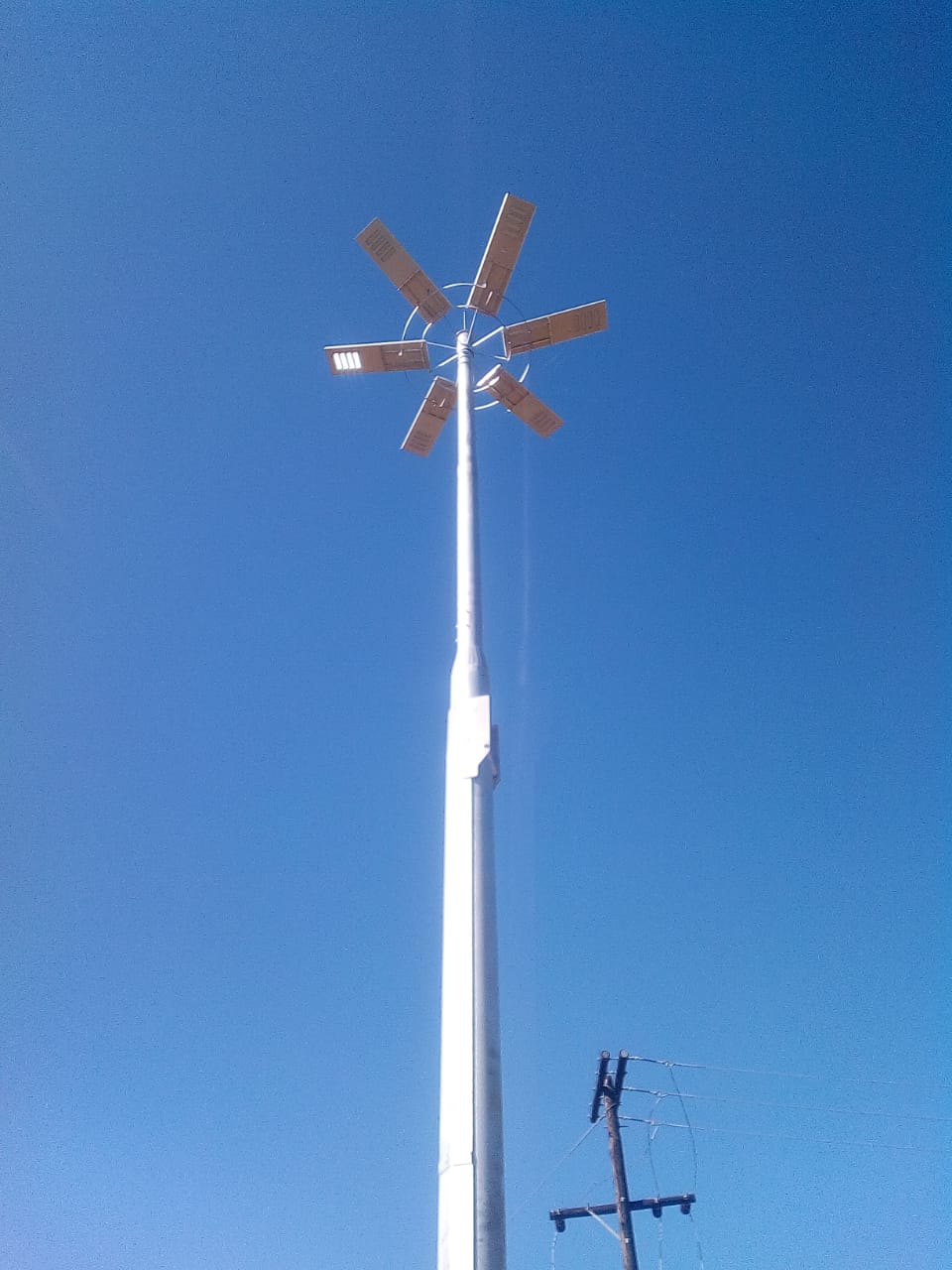 Mid Hindge Masts - ENDD Lighting Gauteng