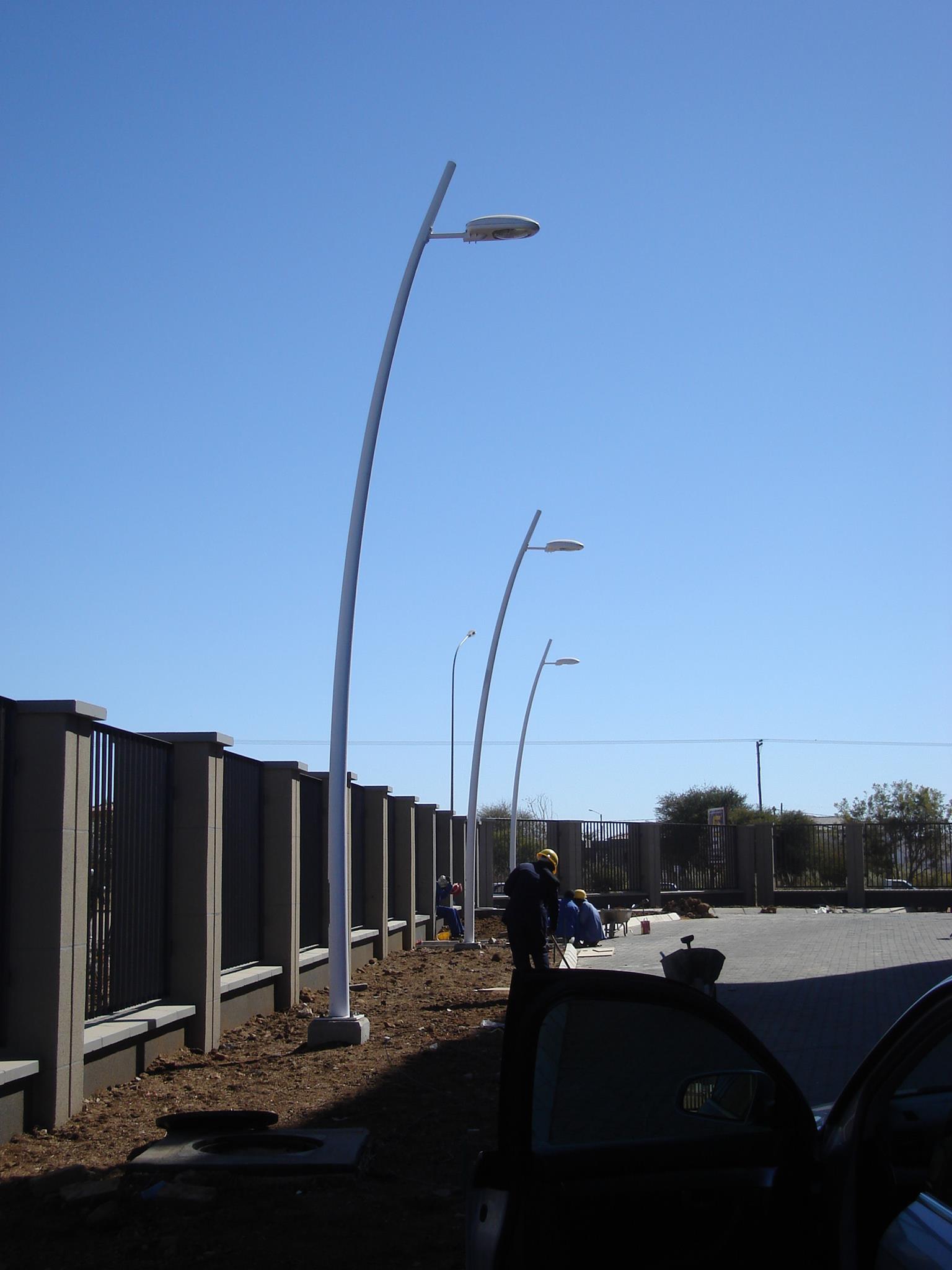 Street Light Poles - Curved Pole